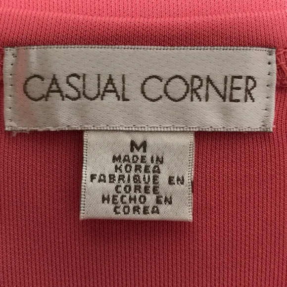 Casual Corner peach sleeveless tank - Picture 4 of 6